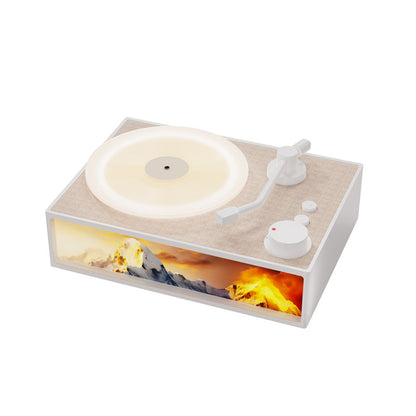 Light Painting Aromatherapy Bluetooth Speaker Electronics dealsniper-net Elegant White USB