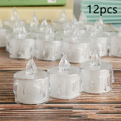 Led Lights Electronic Candle Lighted Tea Wax Home Decor