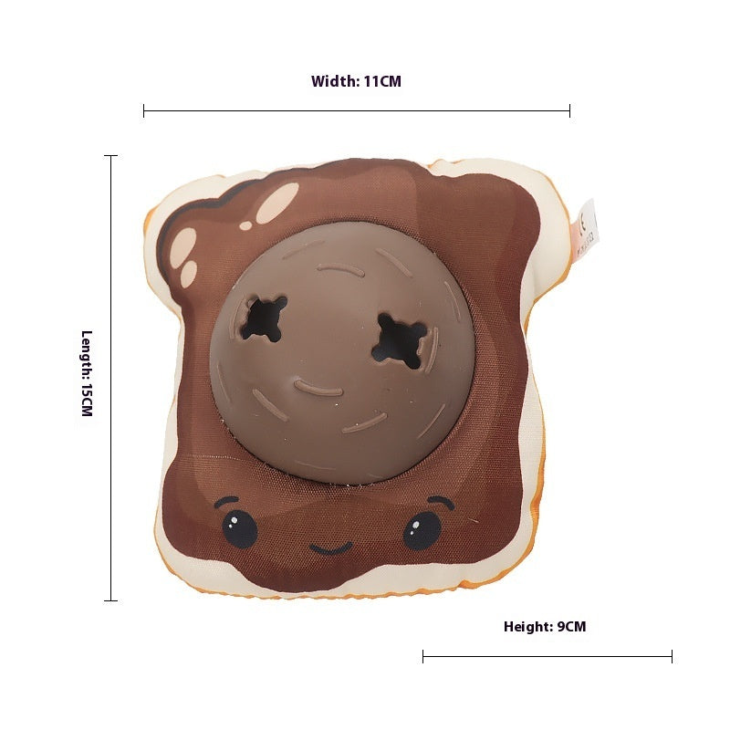 Dog Toy Pet Puzzle Food Leakage Food Storage Sound Toy Pets Gym From House Bread