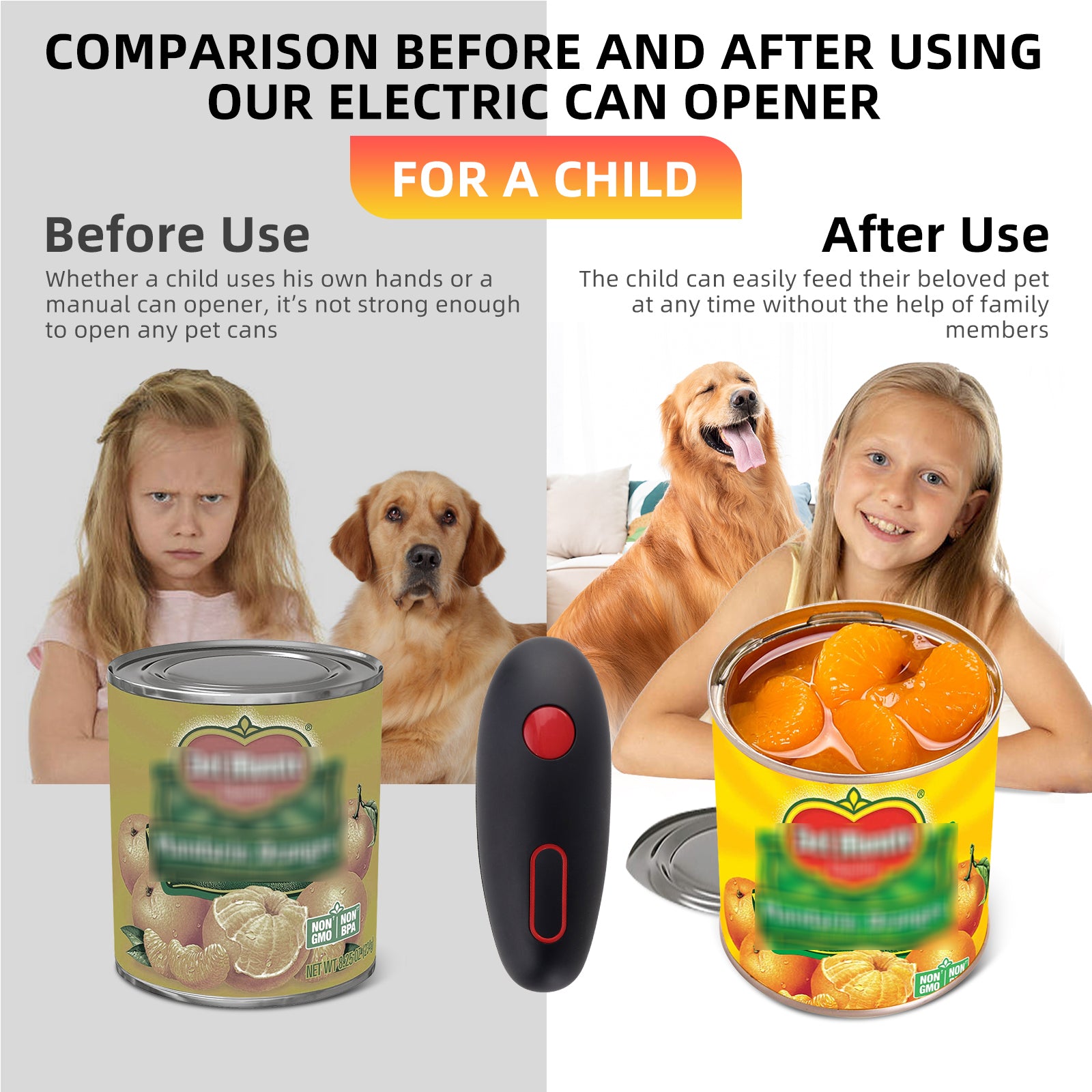 Electric Can Opener Automatic Bottle Opener Cordless One Tin Touch Kitchen Gym From House