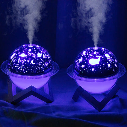 Rechargeable Bedroom Desktop Planet Light Air Purifier Home Decor DealSniper.net Ocean USB
