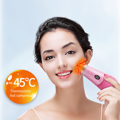 Silicone Gel Cleansing System Electric Facial Cleansing Beauty dealsniper-net Pink charging type English