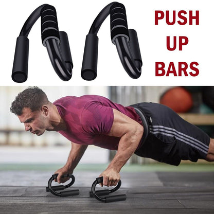 Push Up Bar S Shapes Non-slip Fitness Stand Exercise Sports dealsniper-net