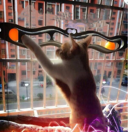Windowsill Pets Toy Cat Track Ball Pet Products Pets DealSniper.net