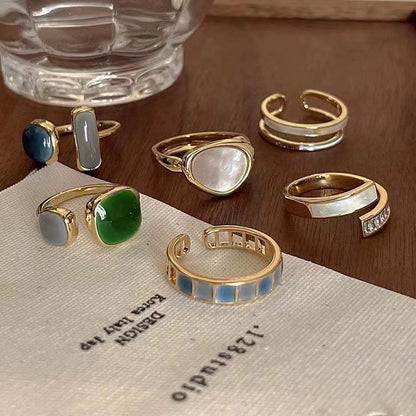 Women's Ring With High-End & Unique Design Cold Minimalist Style Women Gym From House