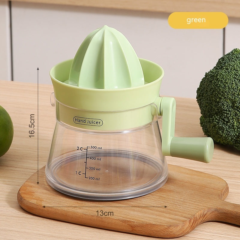 Household Multi-functional Small Manual Juicer Kitchen Gadgets Kitchen dealsniper-net Green