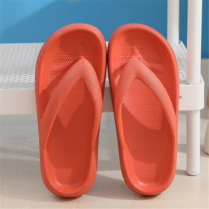 Clip Toe Shoes Eva Non-Slip Slippers Soft Sole Flip Flops Women dealsniper-net Orange 36and37