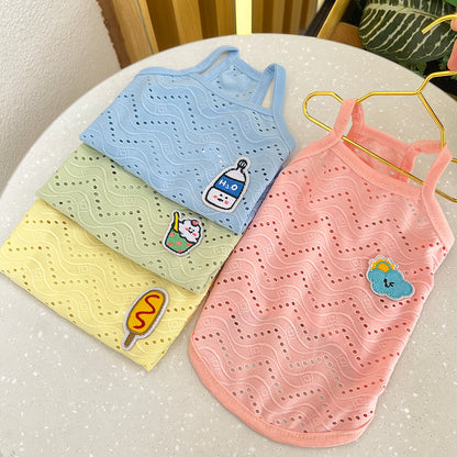 Dog Clothes Simple Camisole Thin Breathable Pet Clothes Pets dealsniper-net
