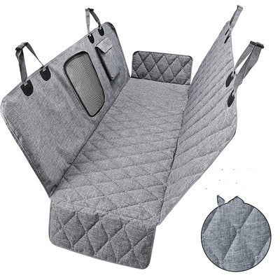 Waterproof Pet Cushion Dog Car Artifact Cushion Pets Gym From House Grey rounded rhombus semisurr