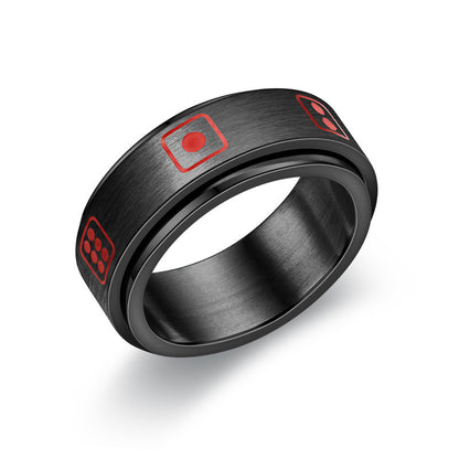 Personality Ring Titanium Steel Hip Hop Simplicity Jewelry dealsniper-net