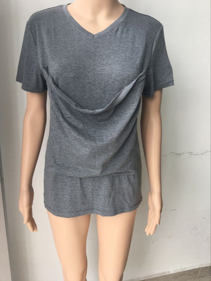 Kangaroo Dad Multifunctional Clothes T-Shirt Men's Men DealSniper.net