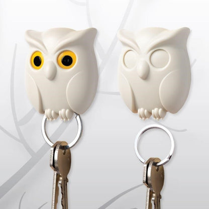 Night Owl Magnetic Wall Key Holder Wall Magnets Keep Keychains Hooks Home dealsniper-net