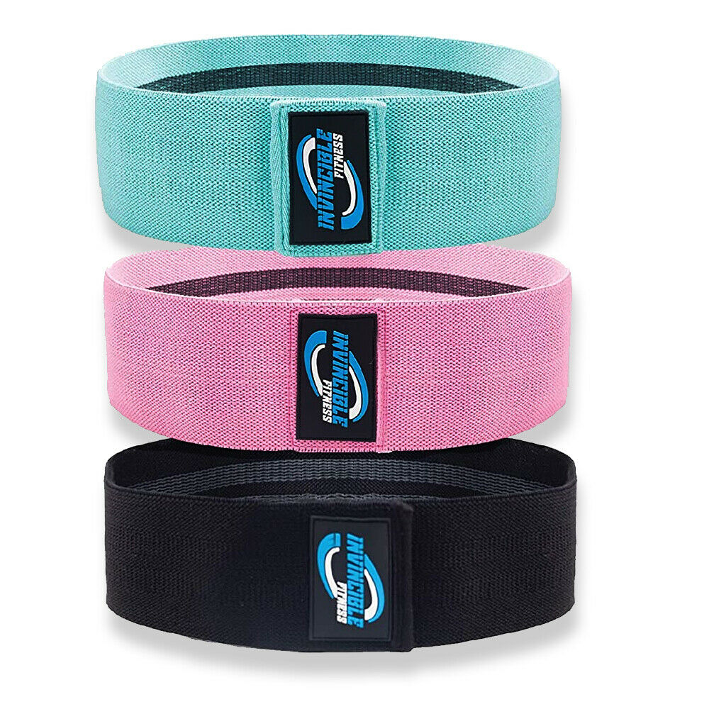 Workout Resistance Bands Loop Set Fitness Yoga Legs & Butt Workout Exercise Band Sports DealSniper.net