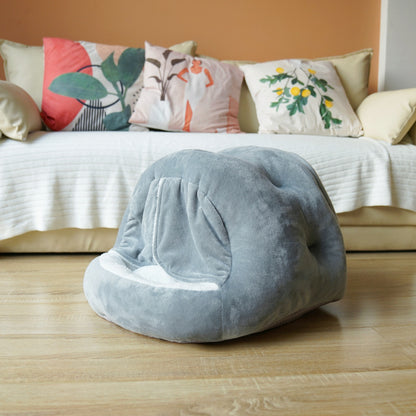 New Short Velvet Mongolian Bag With Door Curtain Plush Pets dealsniper-net