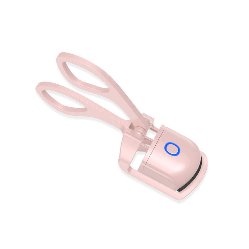 Heated Eyelash Curler Electric Temperature Control Mini Eyelash Beauty dealsniper-net Pink USB 1PC