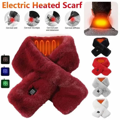 Heating Scarf USB Electric Heated Neck Wrap Heating Pad