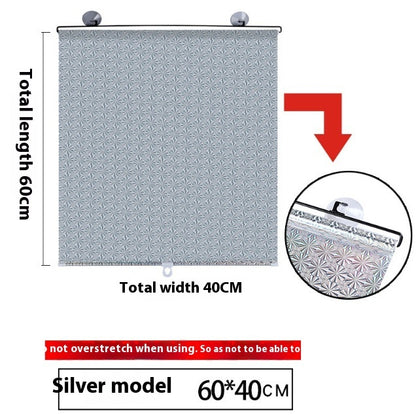 Household Window Sun Protection House DealSniper.net 40x60cm Silver laser