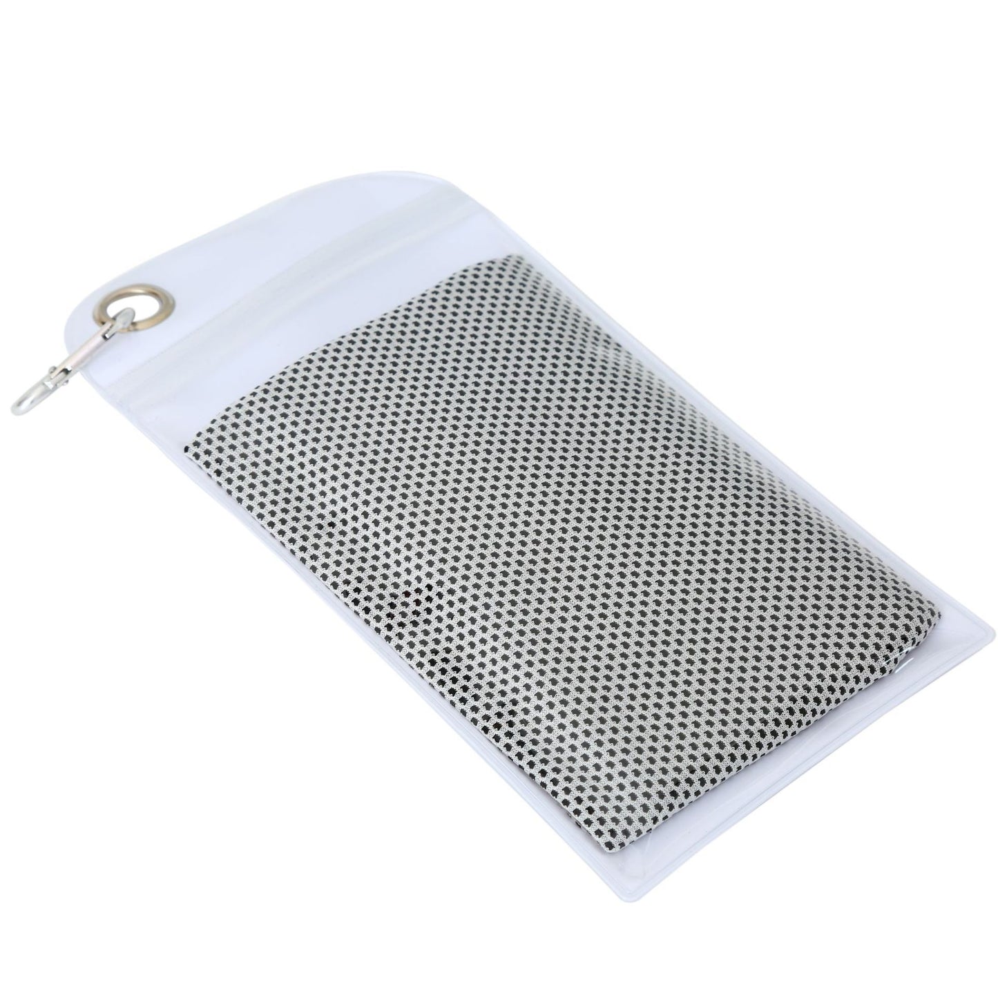 Mountaineering Bag Cooling Ice Feeling Cold Feeling Towel Ice-cold Towel Sports DealSniper.net Light Gray Rounded corners 30x90cm