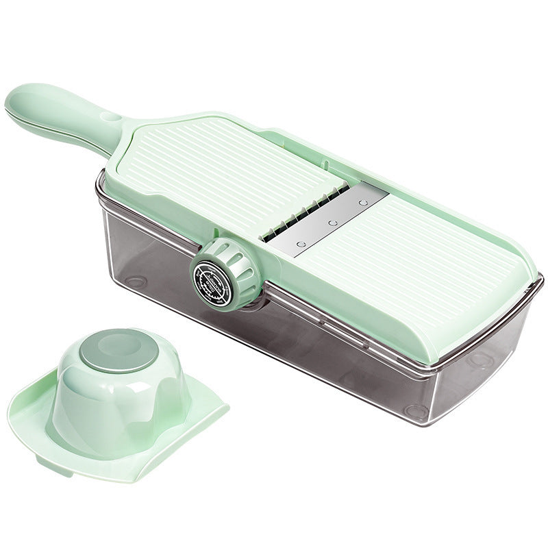Cutting Potato Slicer Shredder Multifunctional Fruit Julienne Slicer Kitchen DealSniper.net Chopper With Drain Basket