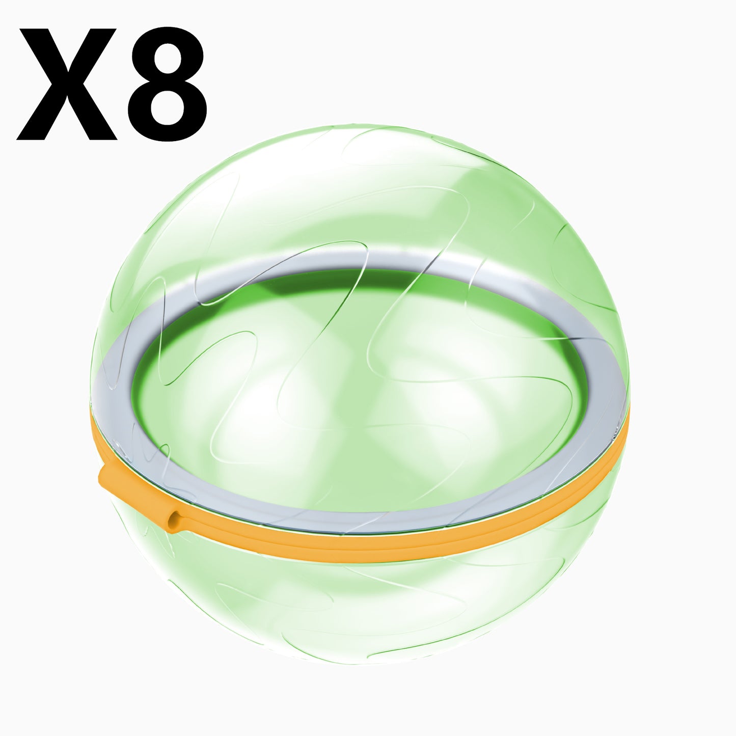 New Water Fight Water Polo Toy Party Swimming Bath Kids dealsniper-net Fluorescent green 8pc