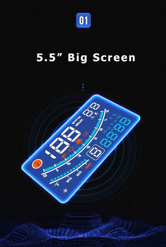 Head Display Speedometer Vehicle dealsniper-net