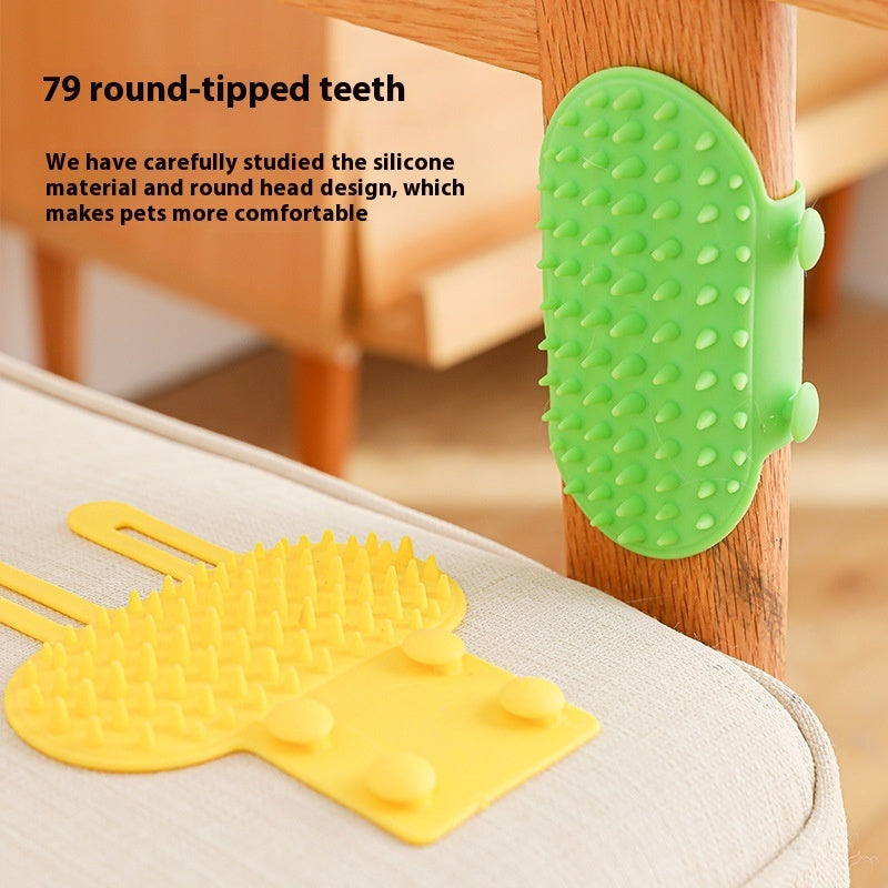 Pets Cat Hair Removal Massage Comb Cats Scratching Pets Gym From House
