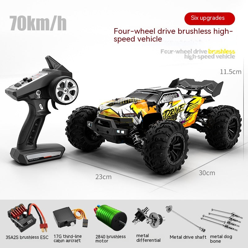 Remote Control Brushless High-speed Off-road Vehicle Model Kids dealsniper-net 16102PRO orange