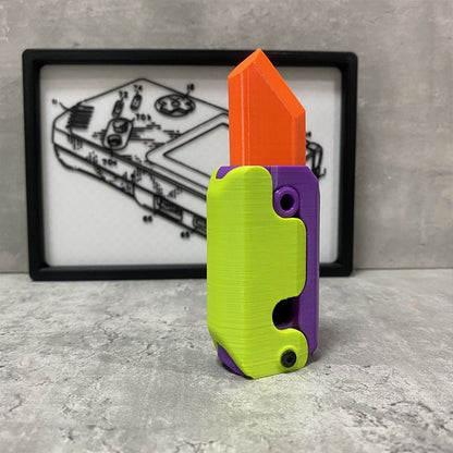 3D Printing Gravity Cub Jumping Small Radish Knife Mini Model