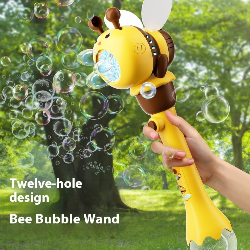 Electric Bee Bubble Machine Toys Automatic Lighting Children's Toys Kids DealSniper.net