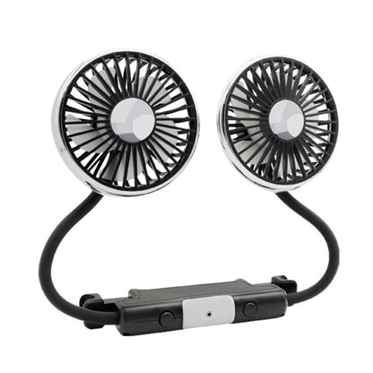 Car Double-headed With Light Hose Seat Fan