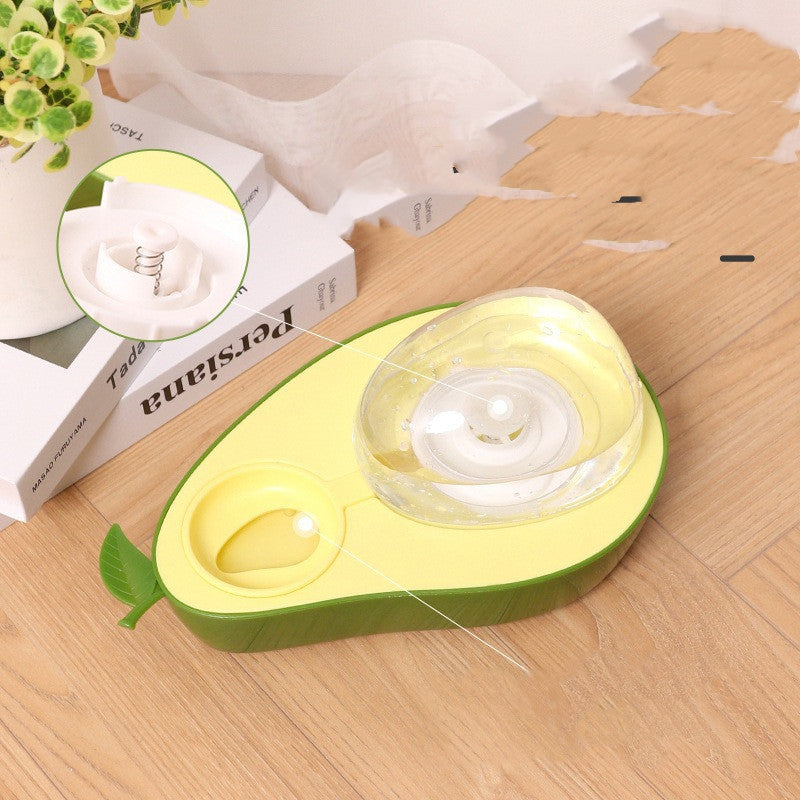 Avocado Pet Dog Cat Automatic Feeder Bowl For Dogs