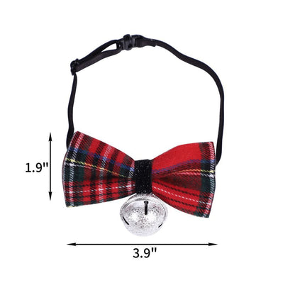 Christmas Triangle Pet Towel Santa Deer Print Dog Scarf Collar Pets Gym From House Red Plaid Bow Tie