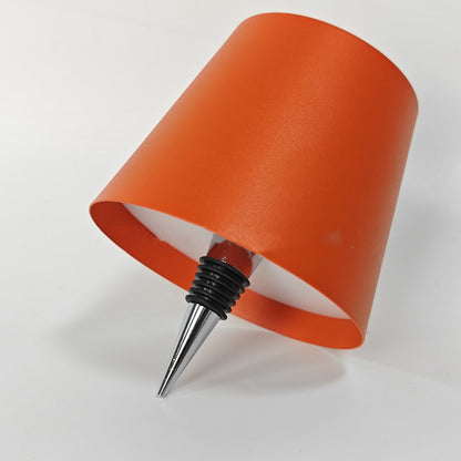 Wireless Desk Lamp LED Creative Wine Bottle Lamp Home Decor DealSniper.net TYPEC Plastic 2000mAh Orange Tricolor Light