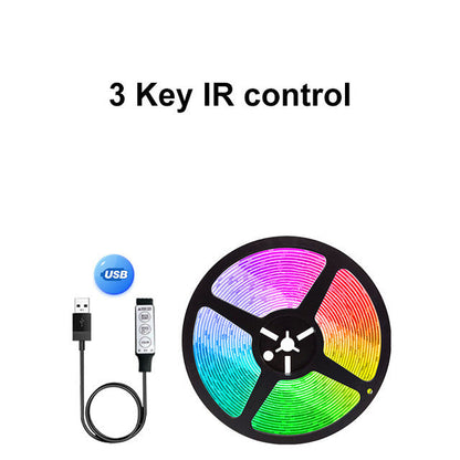 5050 Light Bar USB Bluetooth 5v Flexible LED Strip Home Decor DealSniper.net 05M2835 USB 3 Controller