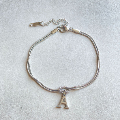 New Letter A-Z Love Knot Bracelets For Women Couple