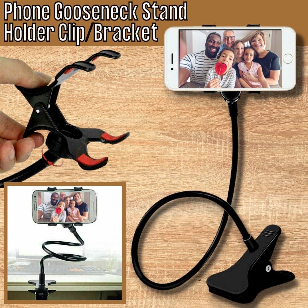 360 Flexible Universal Long Arm Bed Desk Lazy Phone Holder Mount Stand Phones dealsniper-net