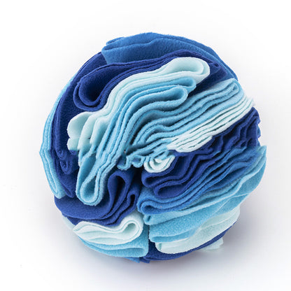 Dog Sniffing Training Blanket Snuffle Ball Mat Pets Gym From House Blue series 15cm