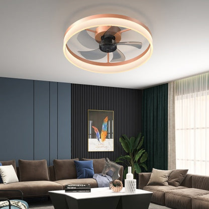 Ceiling Fan With Light Dimmable LED Recessed Ceiling