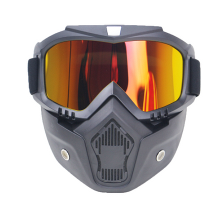 Tactical goggles riding bike cover outdoor special goggles for motorcycle helmet Outdoor dealsniper-net Golden lens