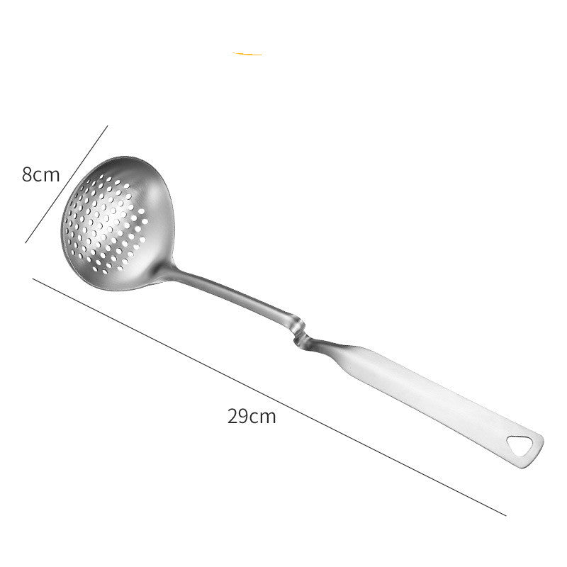 Stainless Steel Wall-mounted Oil Spoon Hot Pot Oil Filter Spoon Kitchen DealSniper.net Wallmounted soup