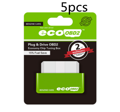 Plug And Play ECOOBD2 Gasoline Car Fuel Economy ECO OBD2 Driver Vehicle dealsniper-net Green5pcs