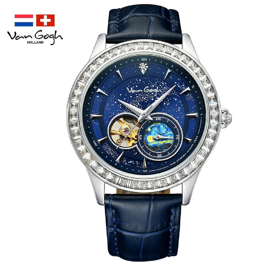 VanGogh Men's Geneva Series Art Automatic Mechanical Watch Jewelry DealSniper.net MEQ1706