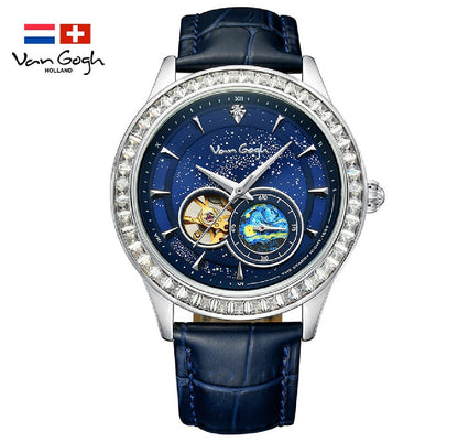VanGogh Men's Geneva Series Art Automatic Mechanical Watch Jewelry DealSniper.net MEQ1706