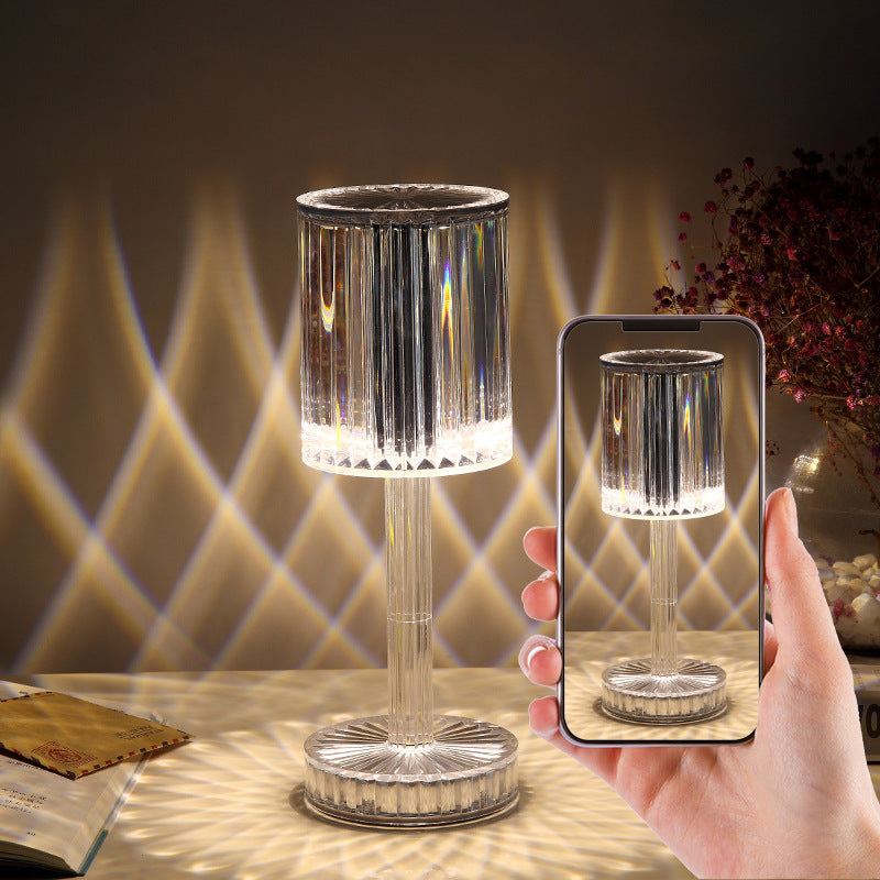 Crystal Table Lamp Hotel Decoration Diamond Warm Led Home dealsniper-net