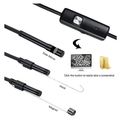Endoscope 3 In 1 USB Micro USB Type-C Borescope Inspection Camera Electronics dealsniper-net