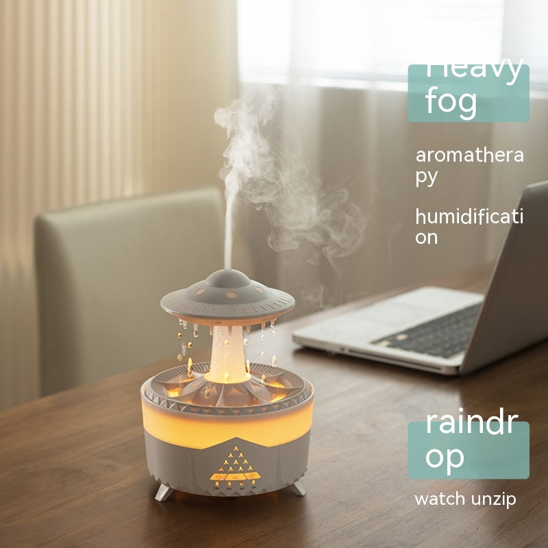 New UFO Raindrop Humidifier Water Drop Air Humidifier House dealsniper-net