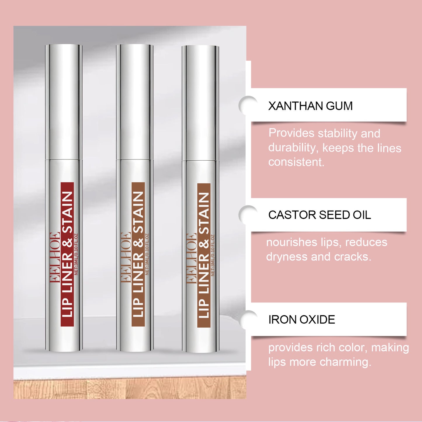 Peeling Lip Gloss Waterproof Lip Liner Stain Tattoo Beauty Gym From House