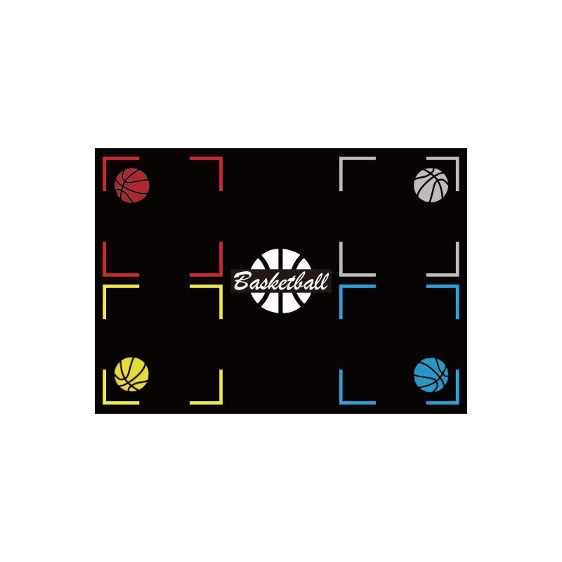 Basketball Training Mat Indoor Step Positioning Step Point Control Ball Sports dealsniper-net 3Style 30X40CM