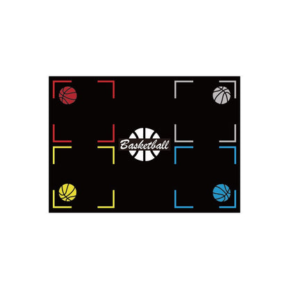 Basketball Training Mat Indoor Step Positioning Step Point Control Ball Sports dealsniper-net 3Style 30X40CM