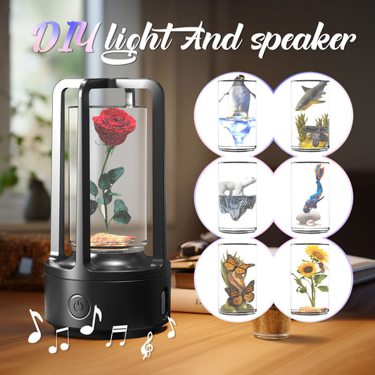 No Accessories 2 In 1 DIY Audio Crystal Light Gadgets dealsniper-net